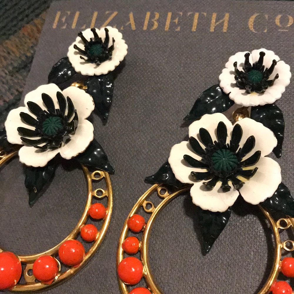 🆕NWT Elizabeth Cole Odessa Beaded Earrings - Picture 7 of 8